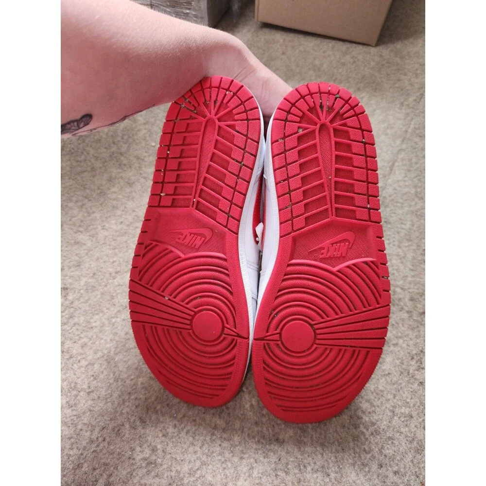 Nike Air Jordan 1 Low OG Sneakers | White University Red | 2023 | M9.5